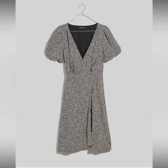 Madewell Wrap Mini Dress in Tudor Floral - Picture 3 of 5